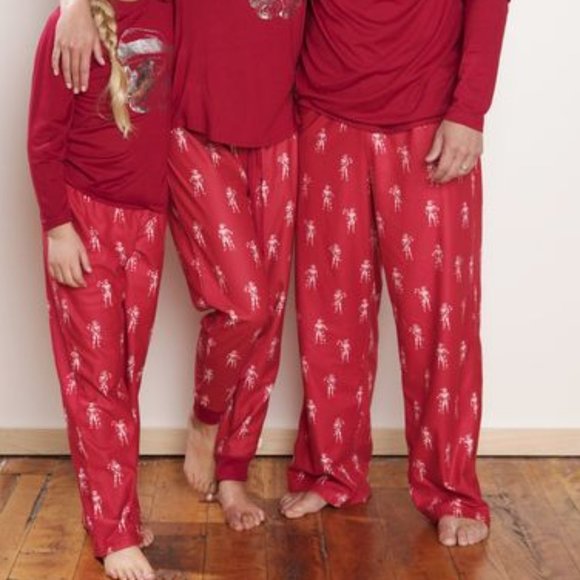 Star Wars x Munki Munki Festive Red Christmas Stormtrooper Sleep Pajama Pants - Picture 3 of 10